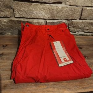 North Face Snowpants Fiery Red XXL NWT
